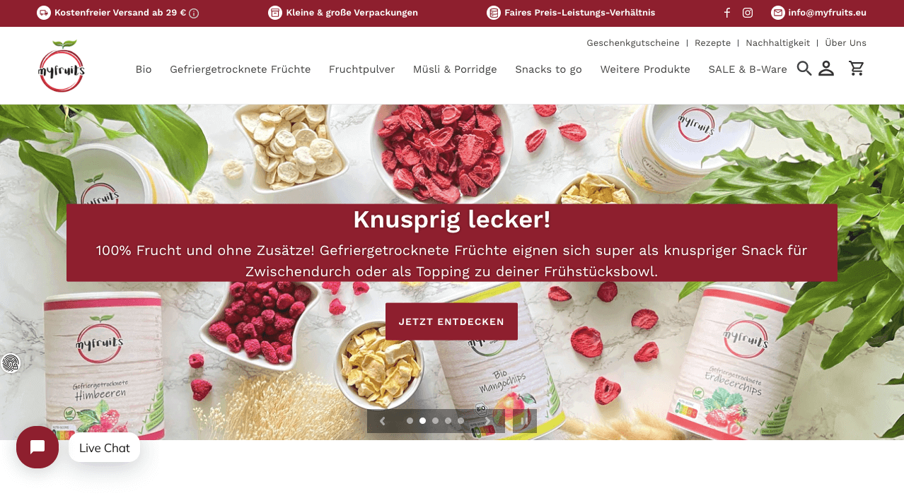 myfruits Screenshot