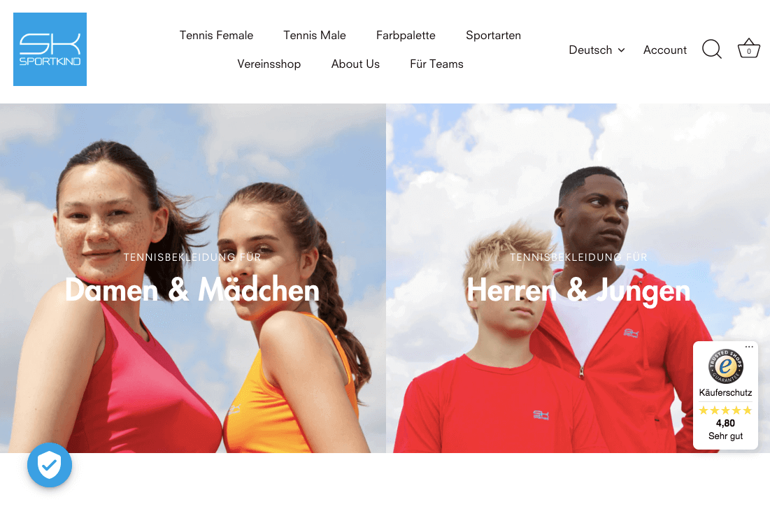 SPORTKIND Screenshot