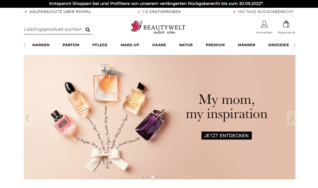 BEAUTYWELT Screenshot