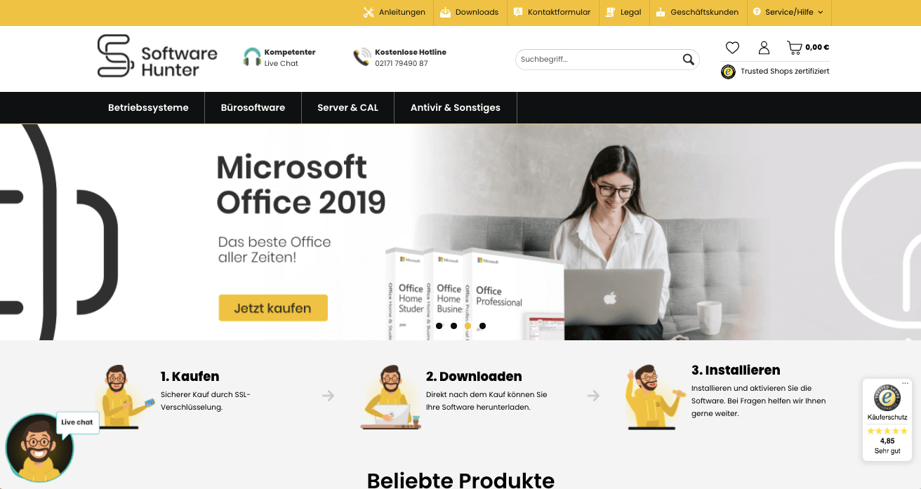 Software Hunter Screenshot