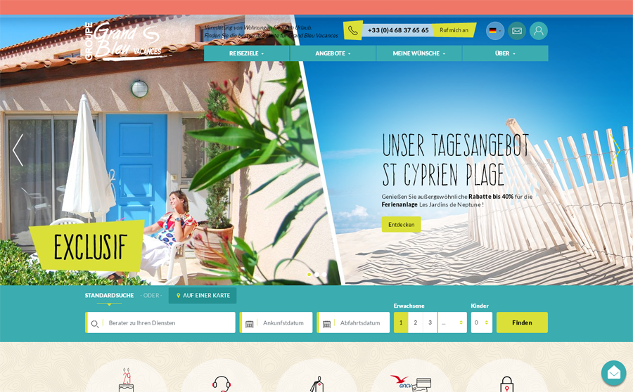 Grand Bleu Vacances Screenshot