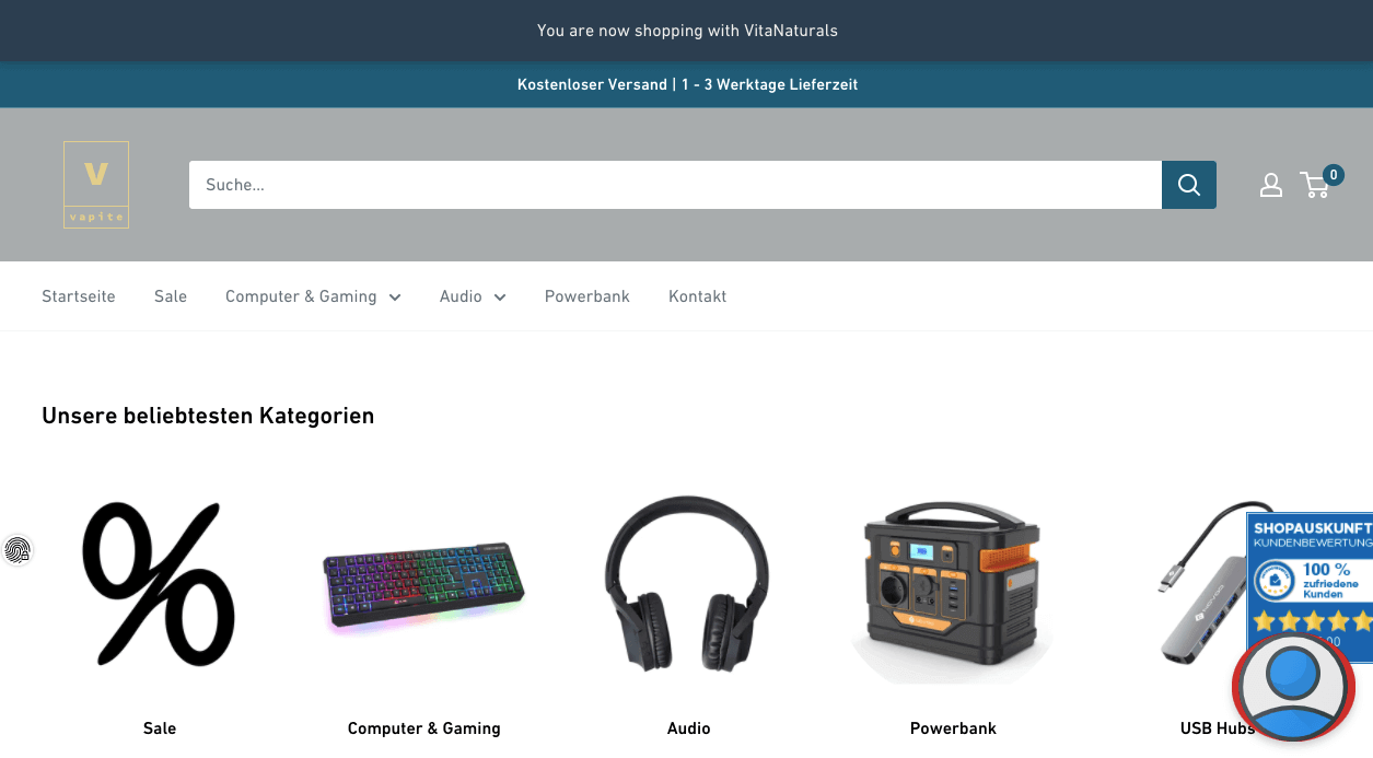 vapite Screenshot
