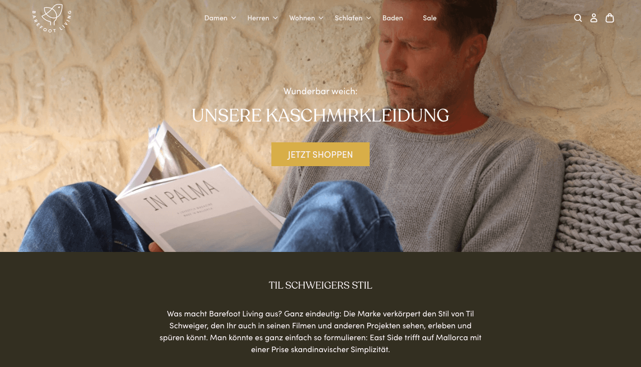 BAREFOOT LIVING Screenshot