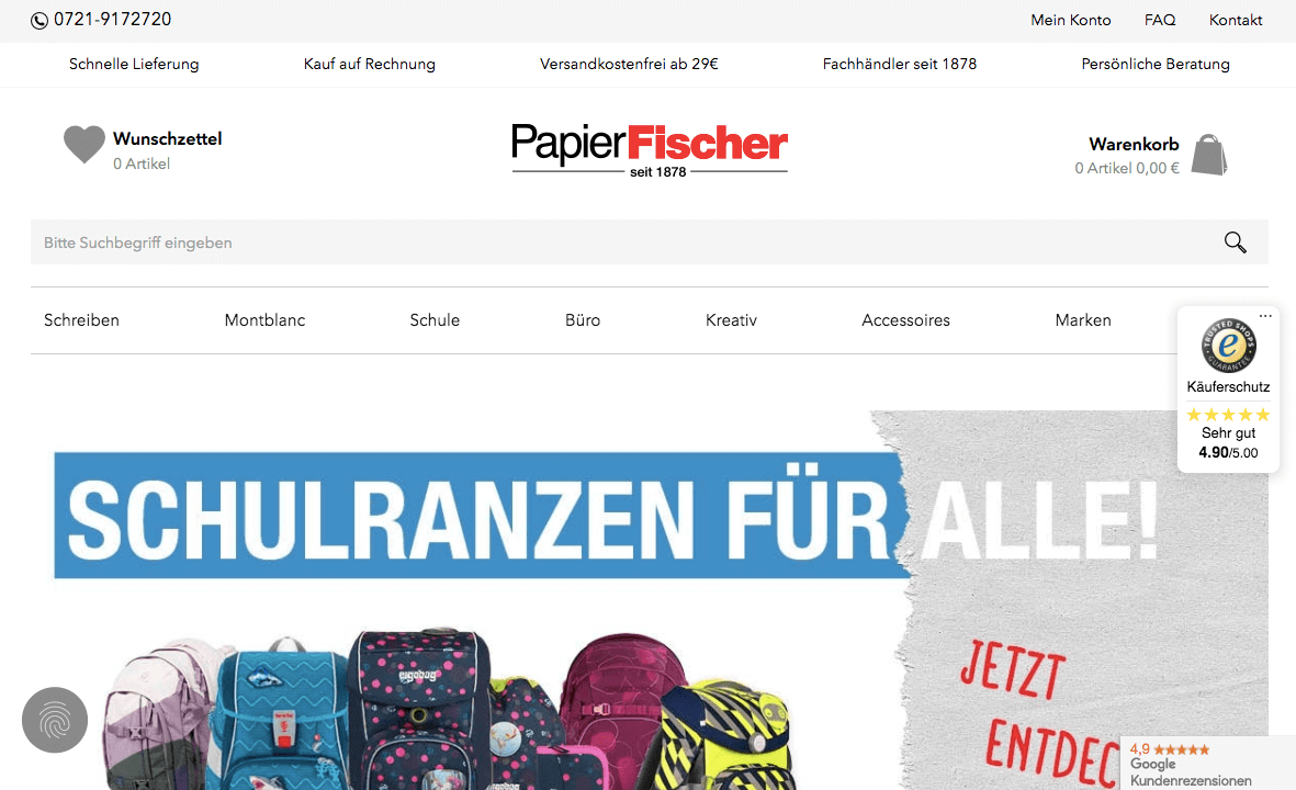 PapierFischer Screenshot