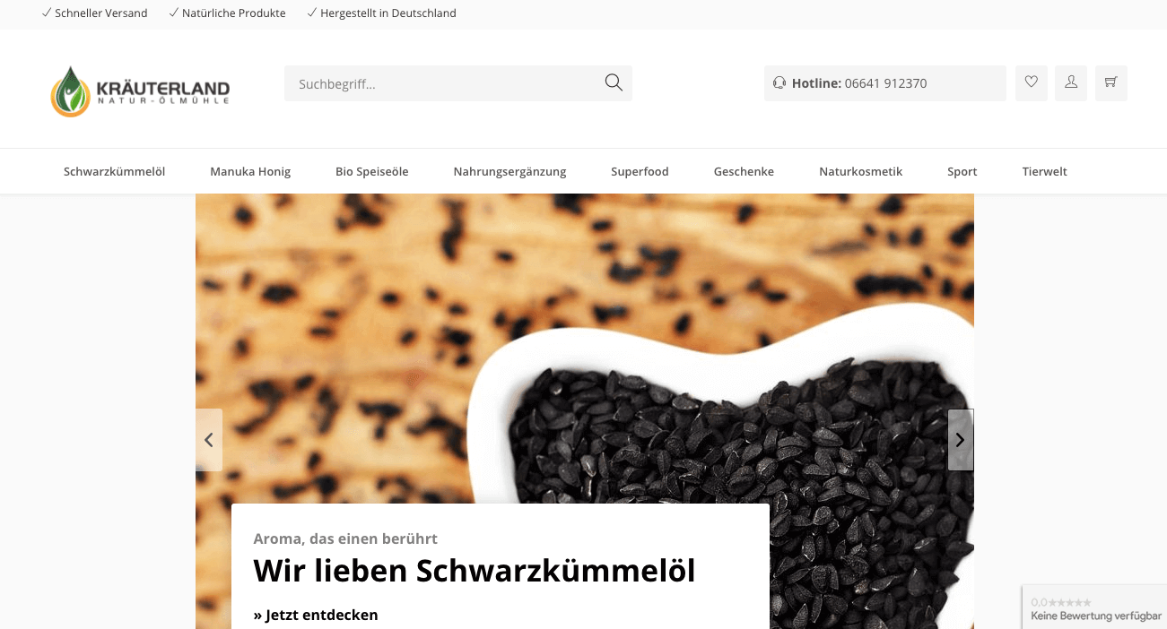 KRÄUTERLAND NATUR-ÖLMÜHLE Screenshot