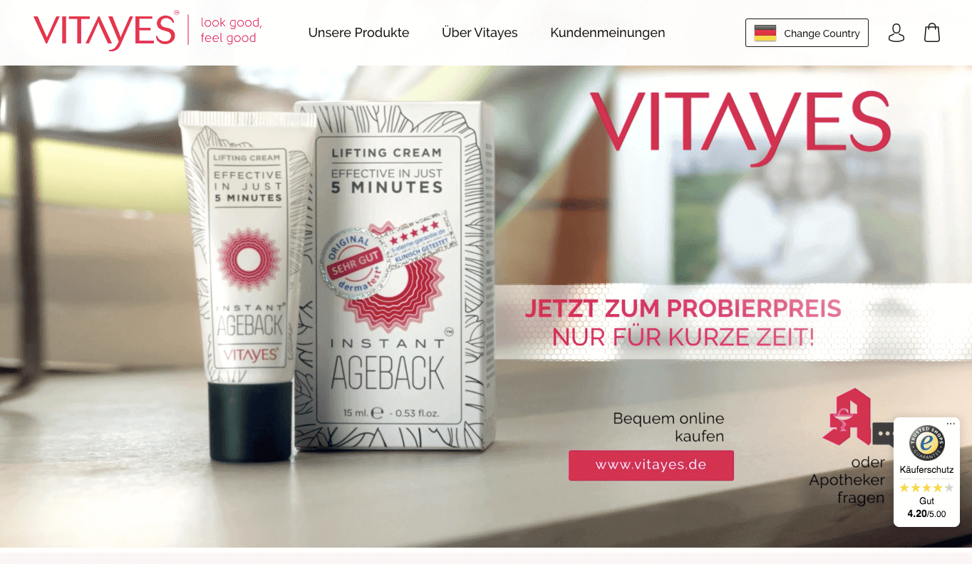 VITAYES Screenshot