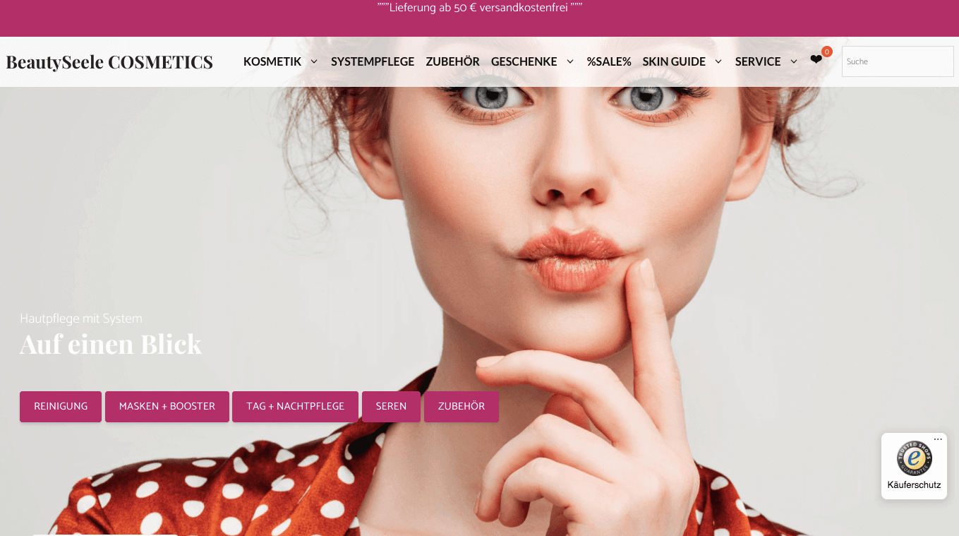 Beauty Seele COSMETICS Screenshot