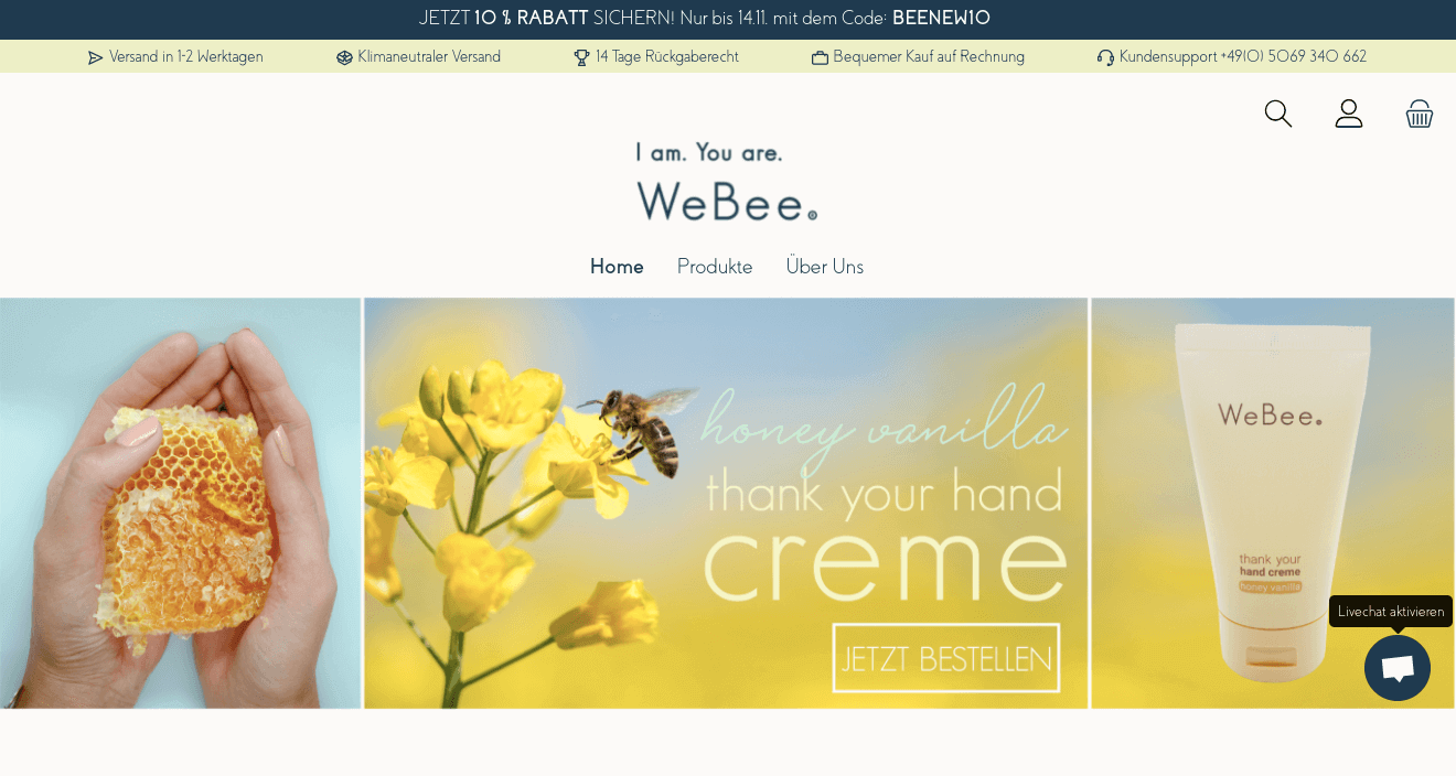 WeBee. Screenshot