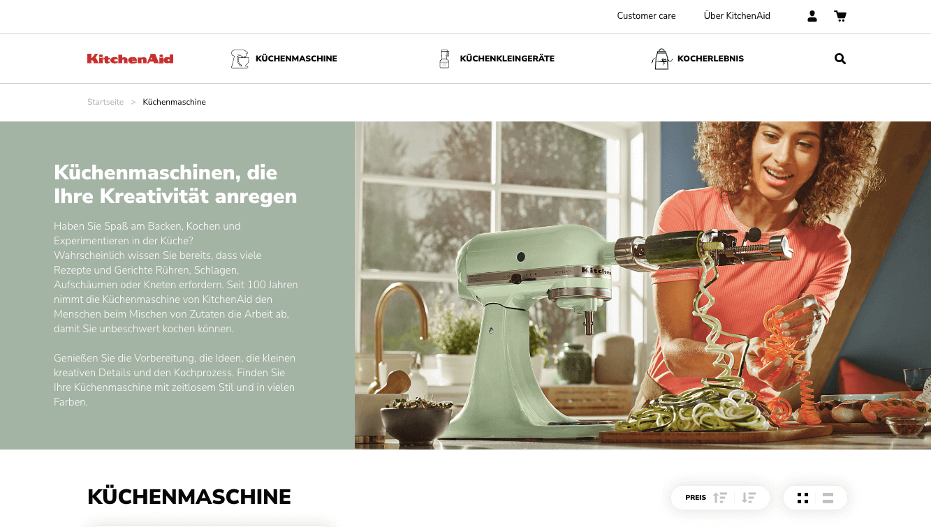KitchenAid Screenshot