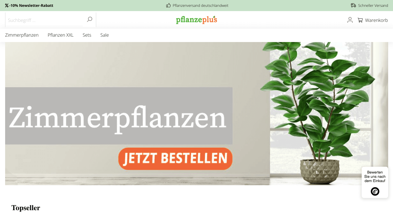 pflanzeplus Screenshot
