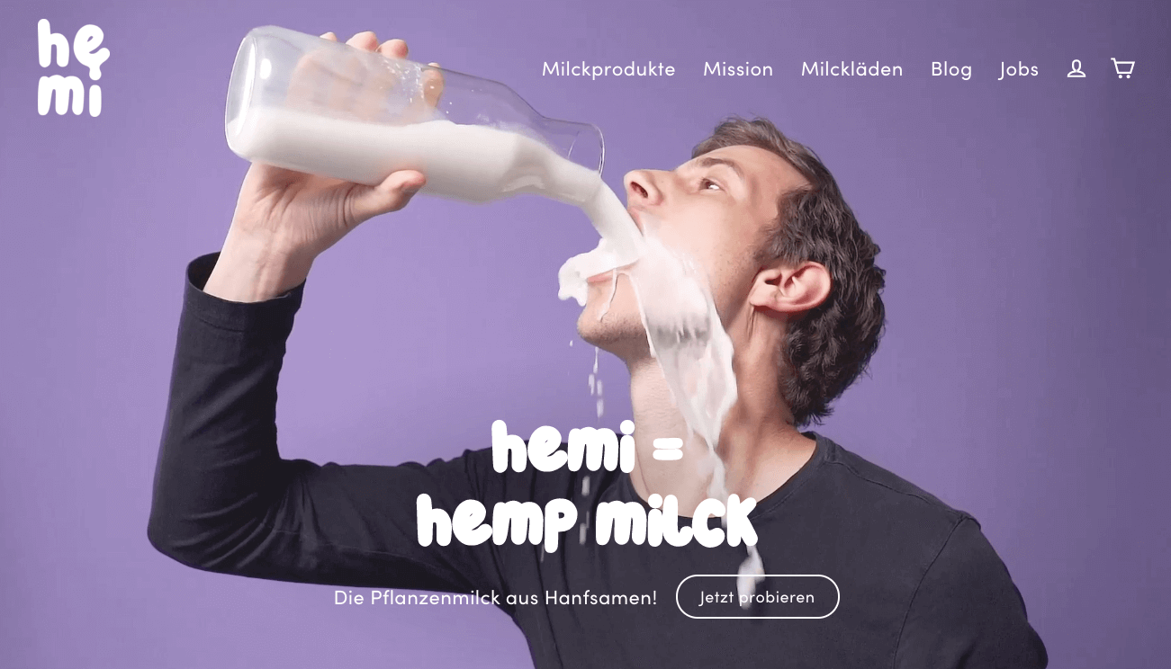 hemi - Die Pflanzenmilck Screenshot
