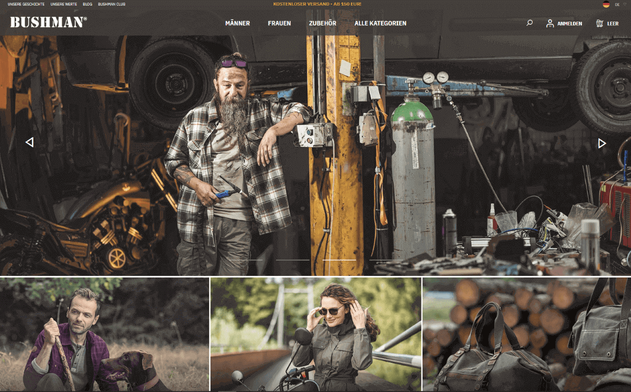 BUSHMAN Screenshot