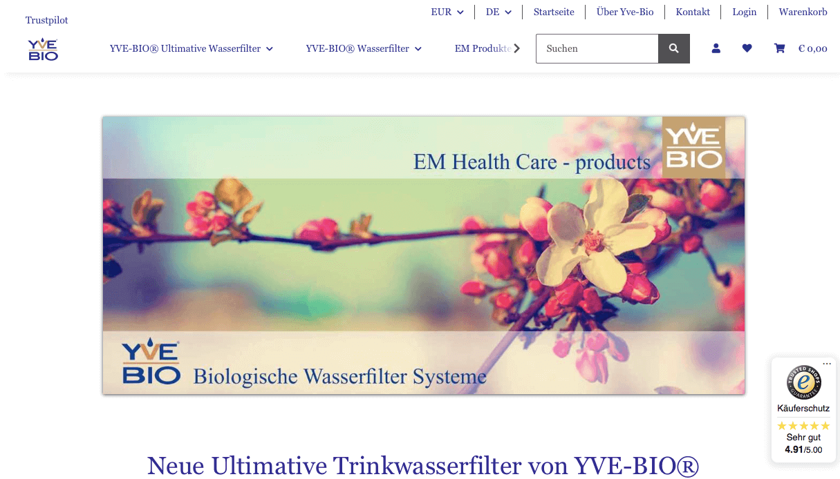 YVE-BIO Screenshot