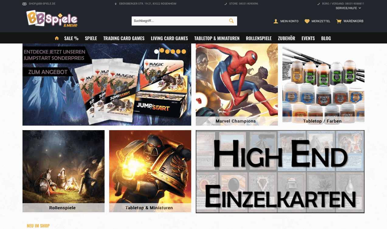 BB-Spiele Screenshot