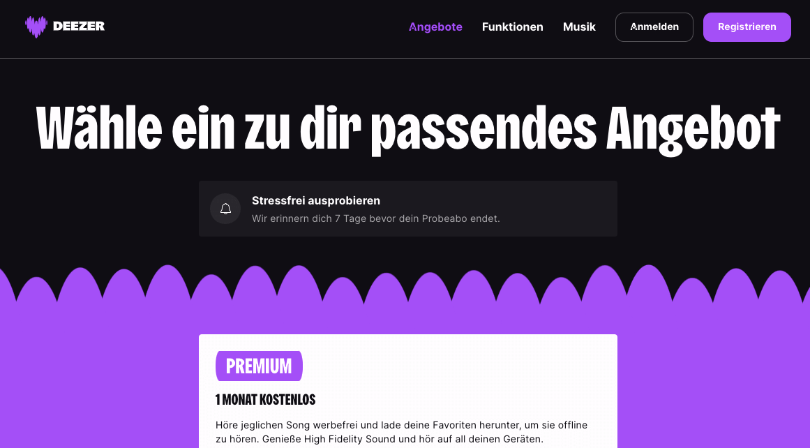 deezer Screenshot