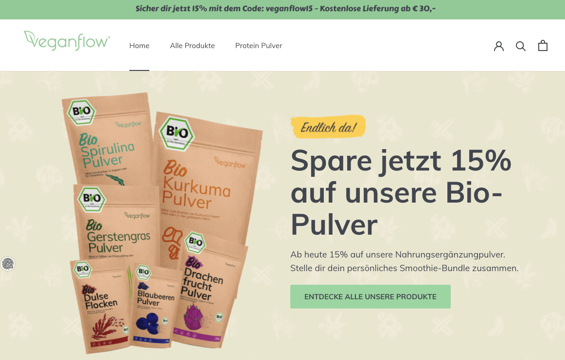 veganflow Screenshot