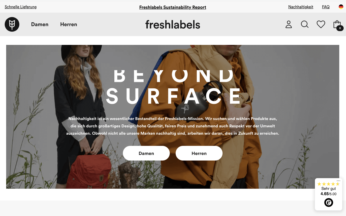 freshlabels Screenshot