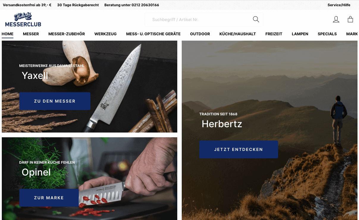Herbertz MESSERCLUB Screenshot