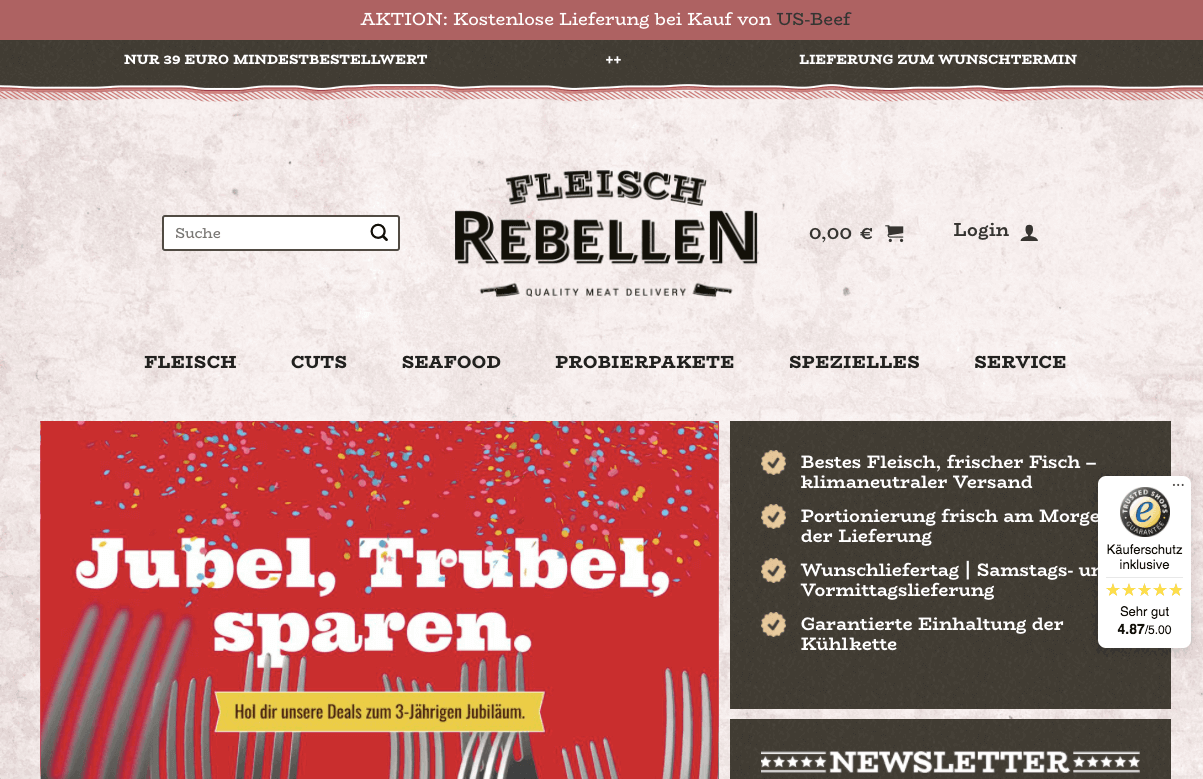 FLEISCHREBELLEN Screenshot