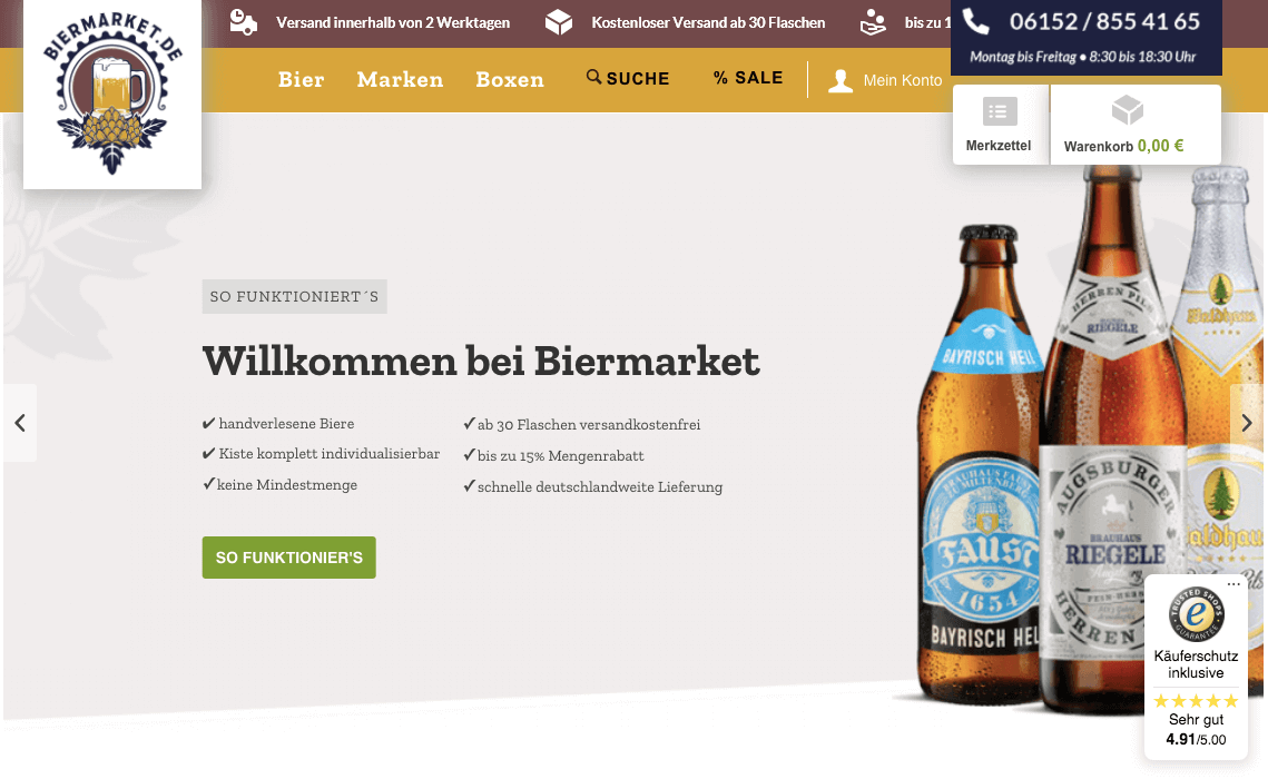 Biermarket Screenshot