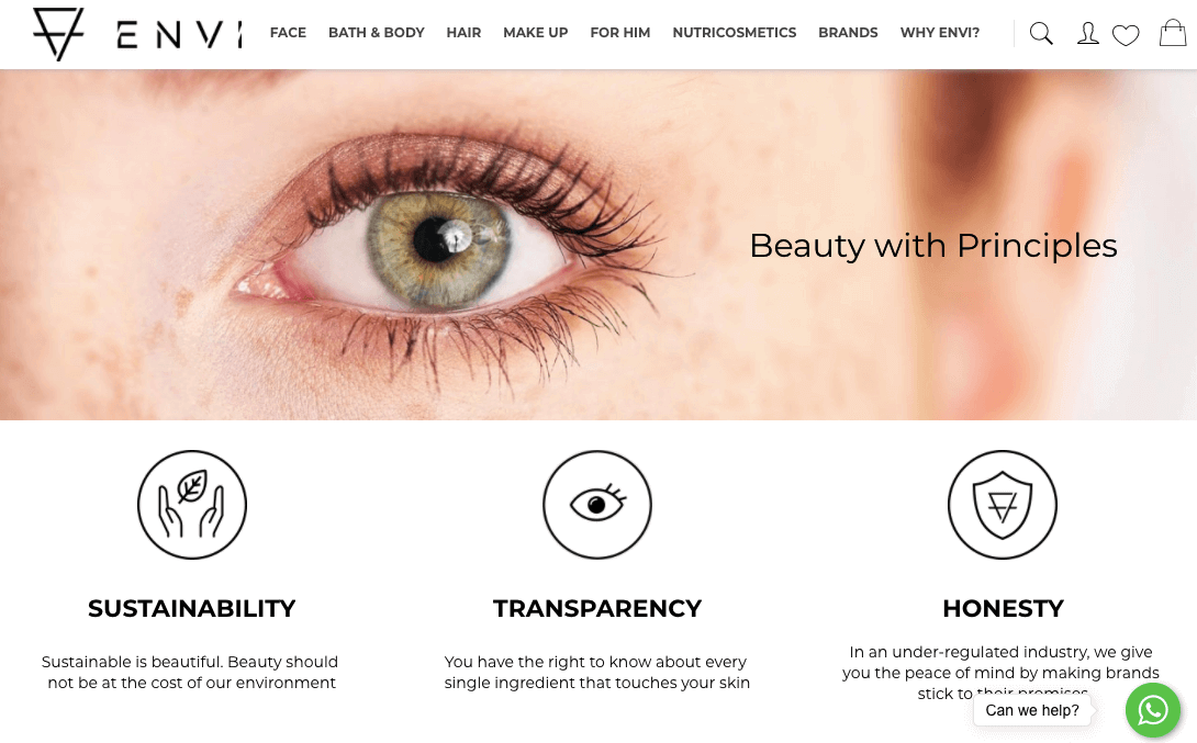 ENVI Naturals Screenshot