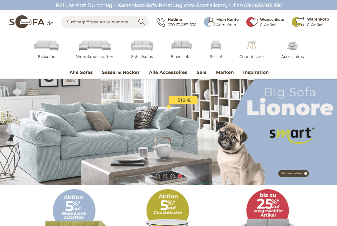 SOFA.de Screenshot
