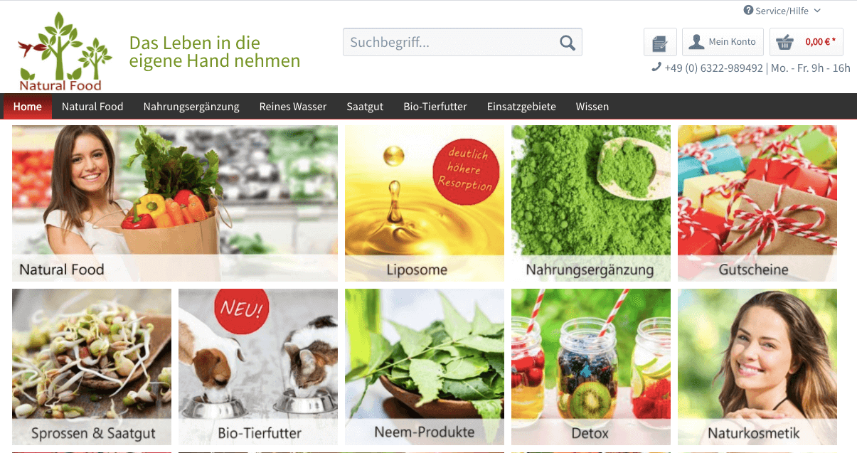 Natural Food Screenshot