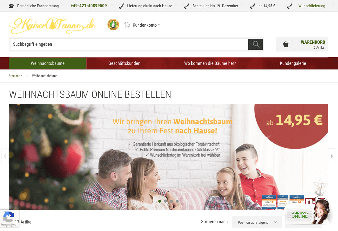 KaiserTanne.de Screenshot