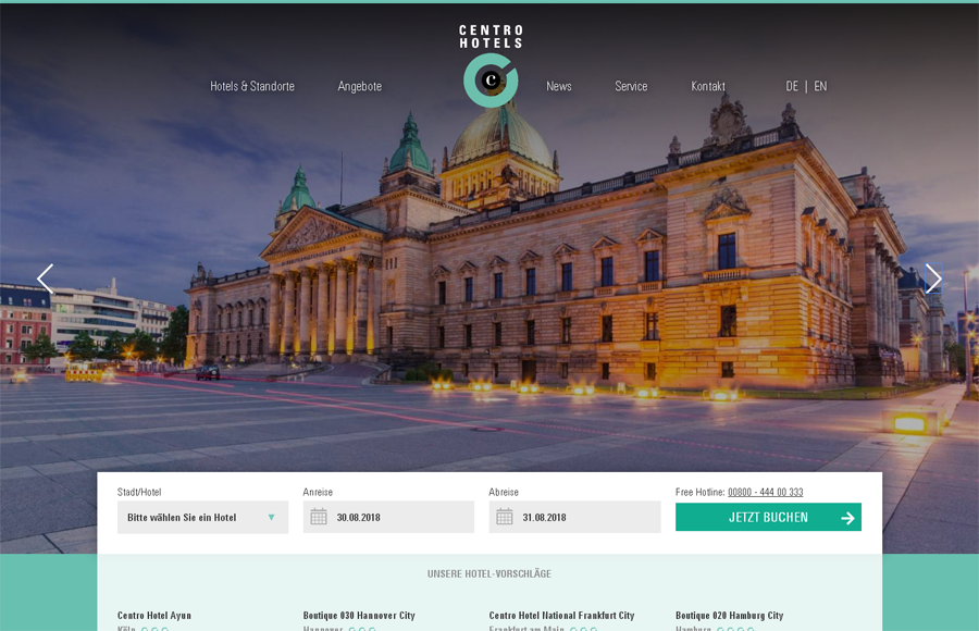 Centro Hotels Screenshot
