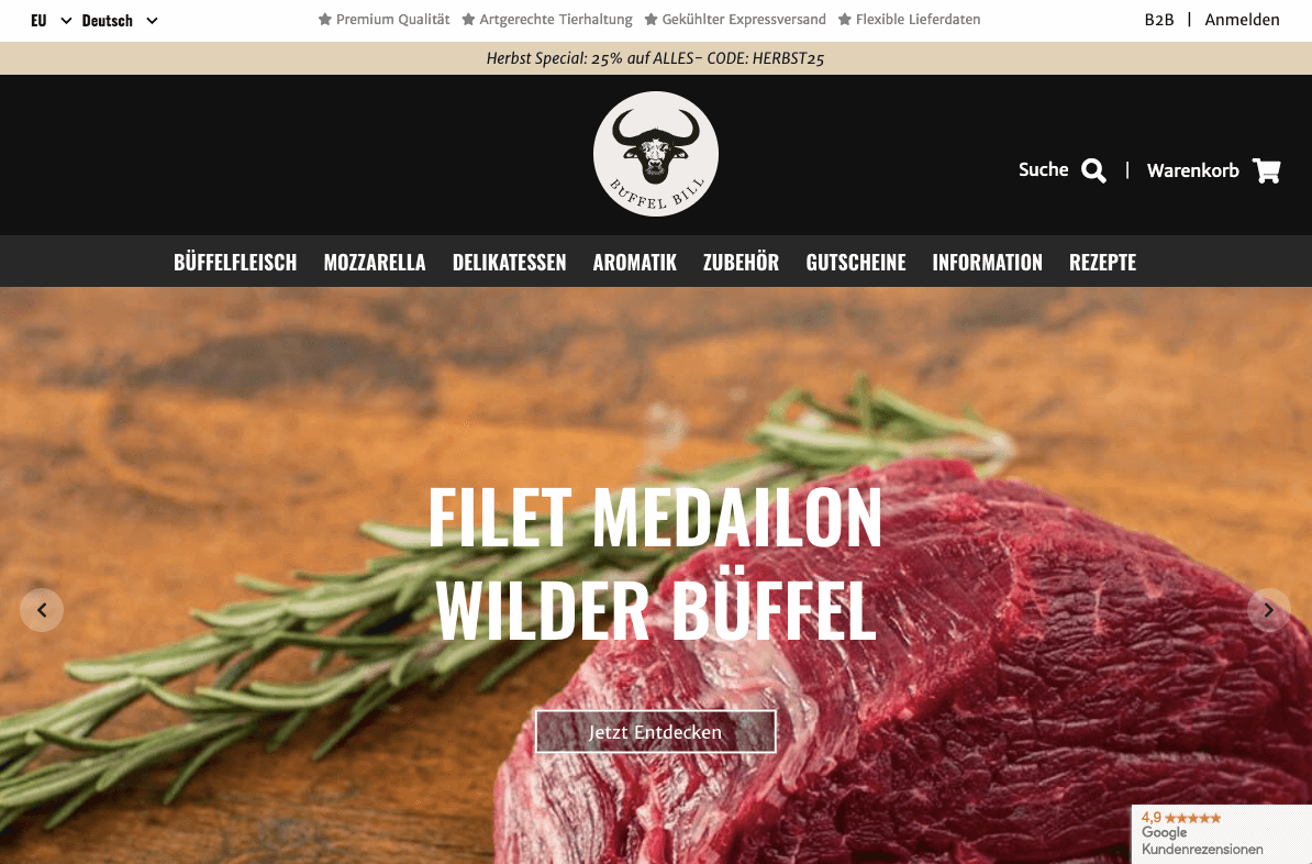 BÜFFEL BILL Screenshot
