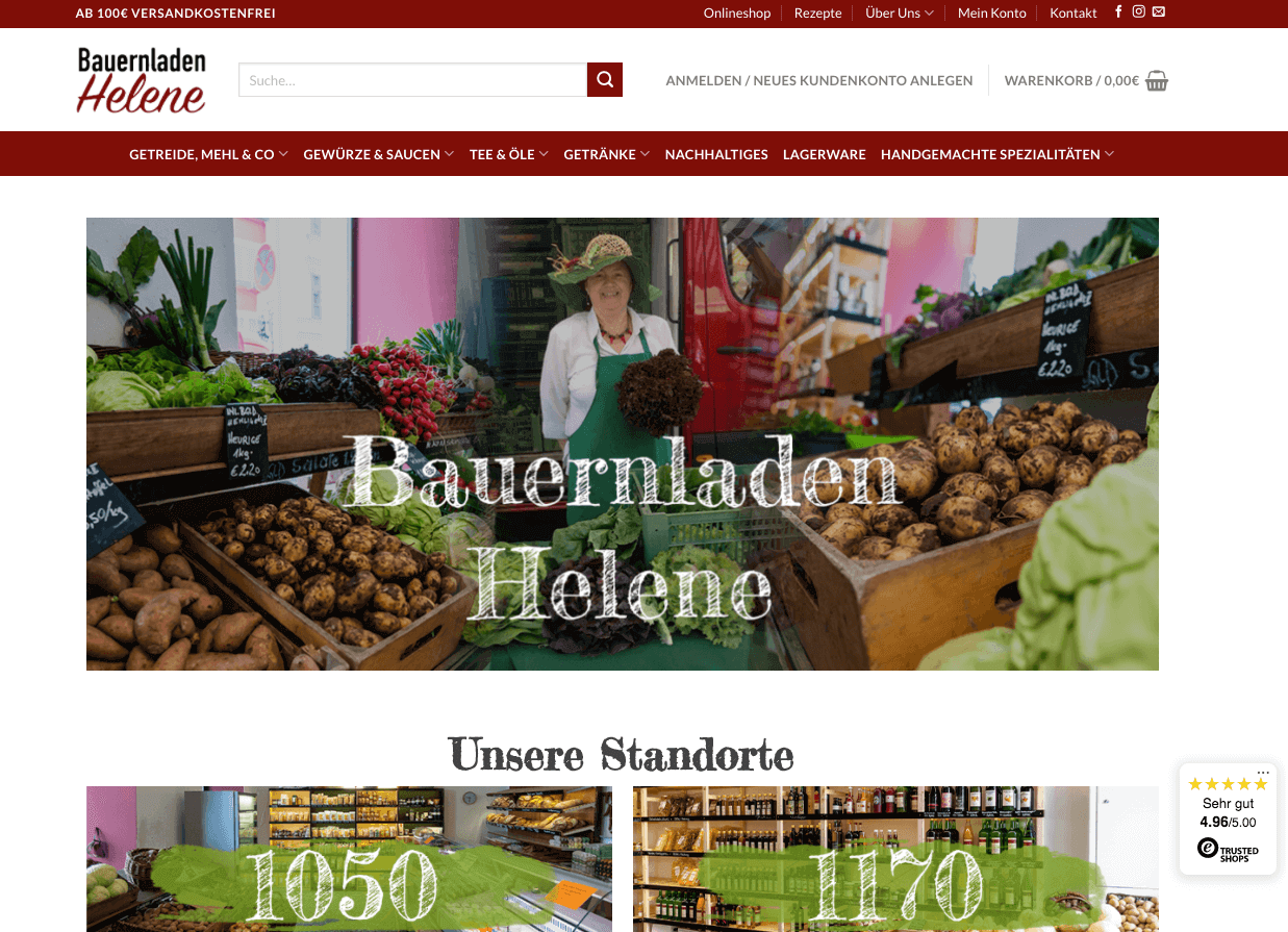 Bauernladen Helene AT Screenshot