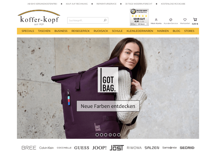 koffer-kopf Screenshot