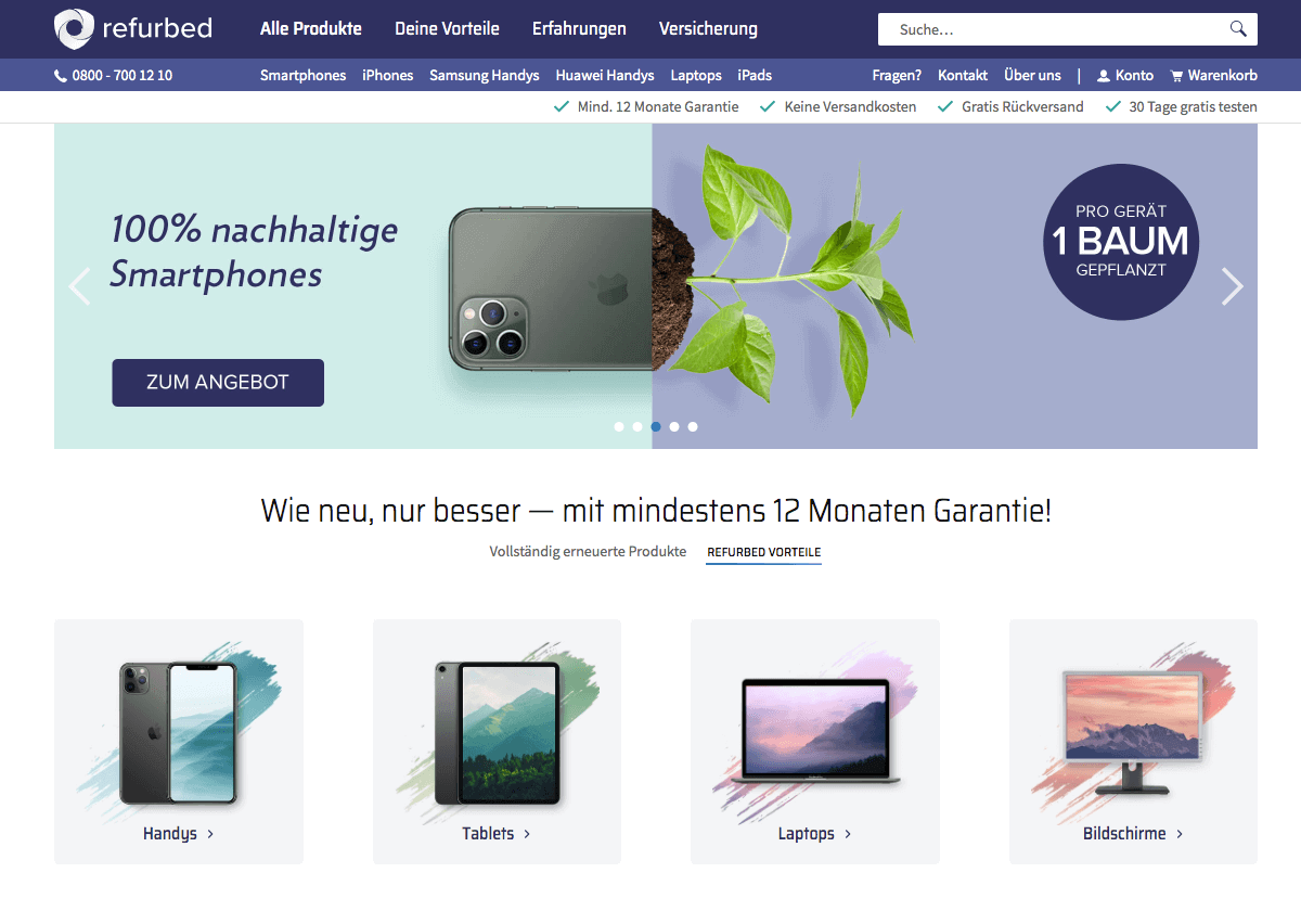 refurbed Screenshot