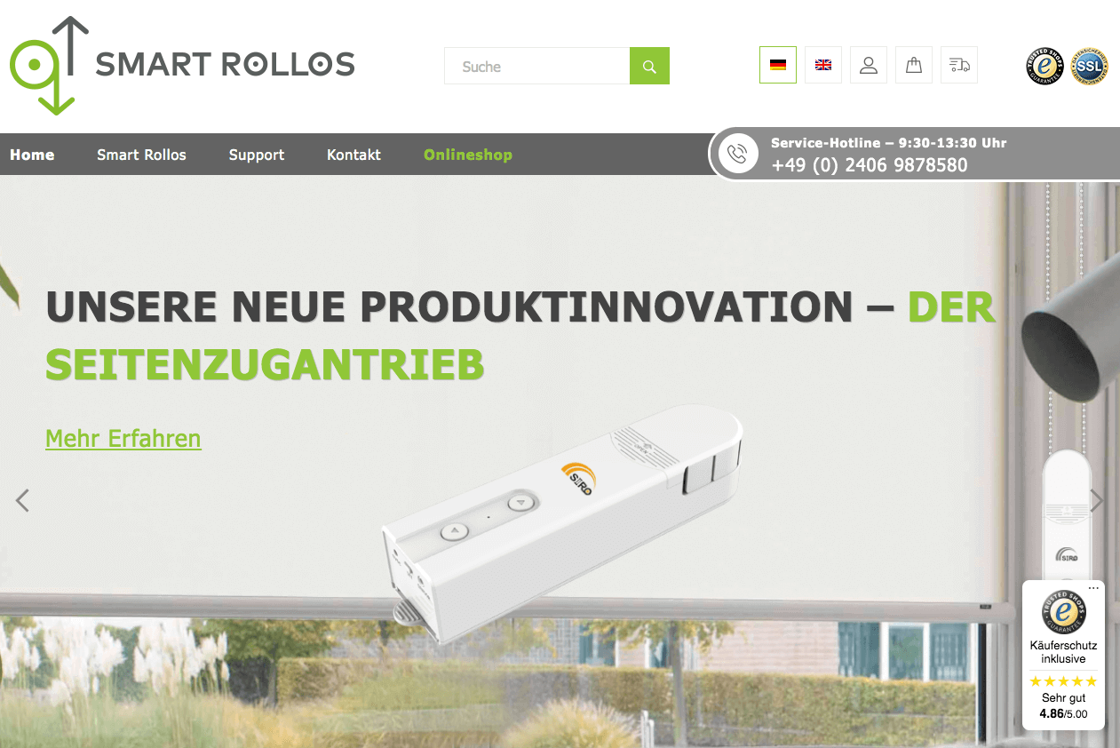 SMART ROLLOS Screenshot