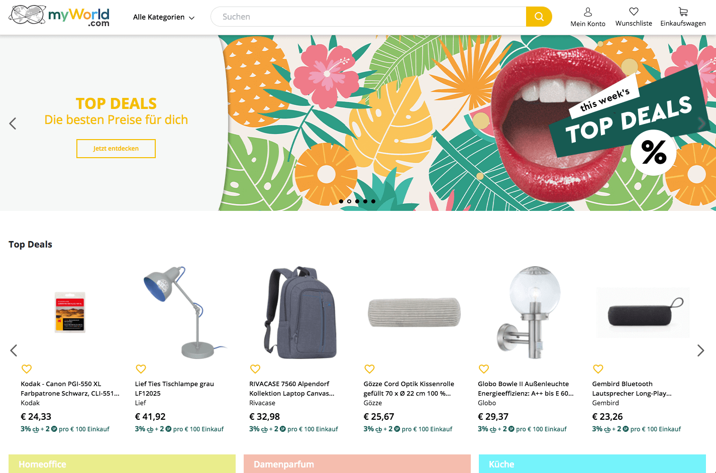 myWorld.com Screenshot