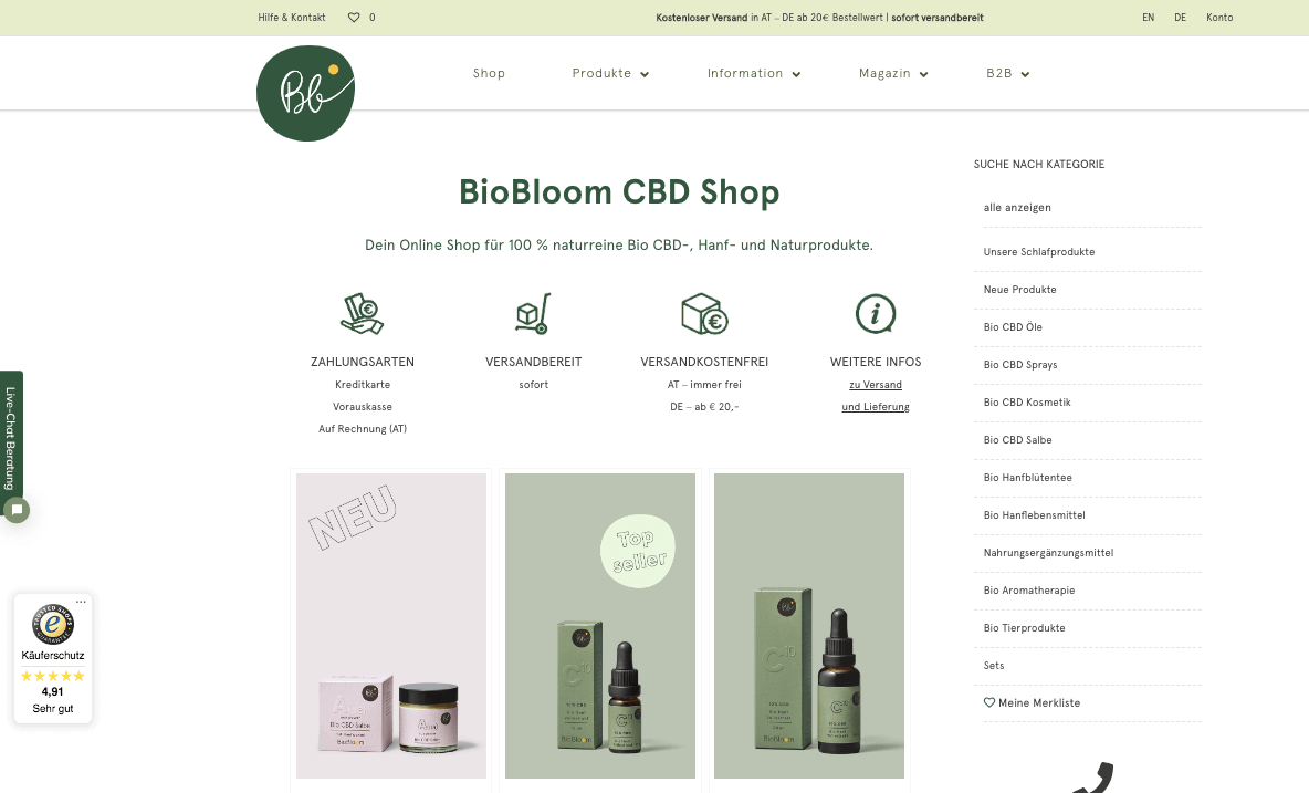 BioBloom AT Screenshot