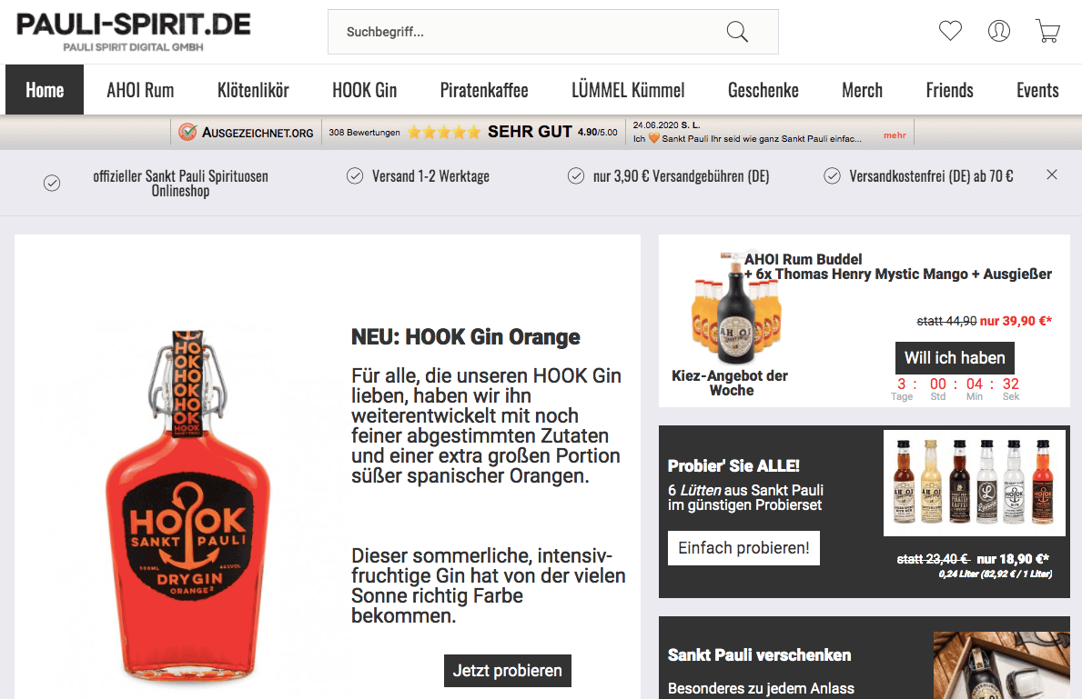 PAULI-SPIRIT.DE Screenshot