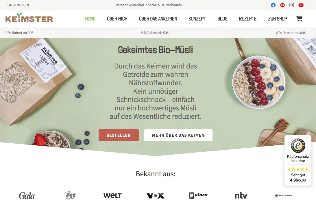 KEIMSTER Screenshot
