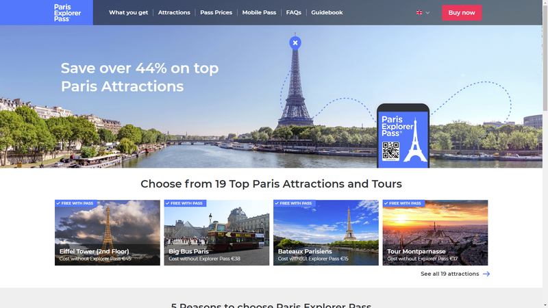 Paris Explorer Pass Screenshot