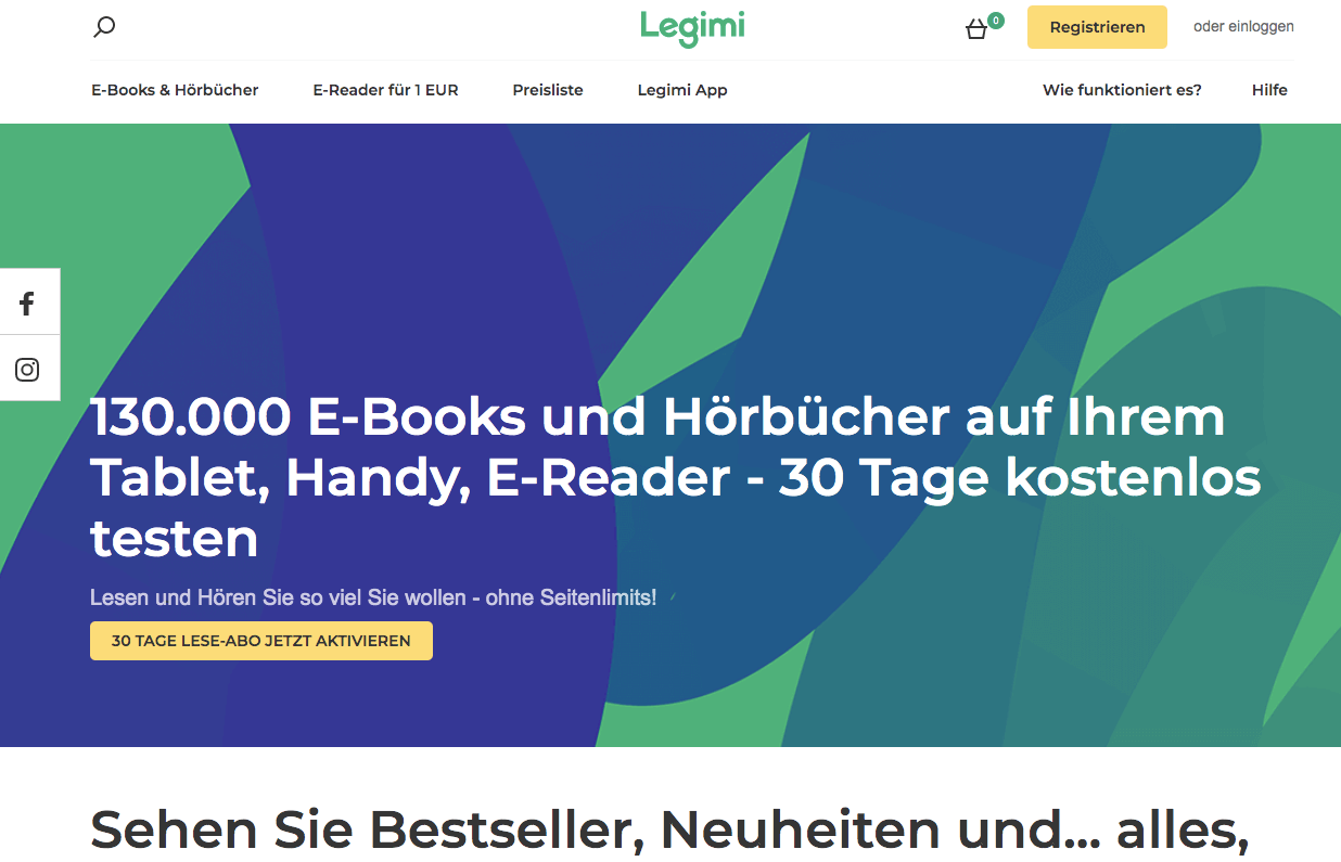 Legimi Screenshot