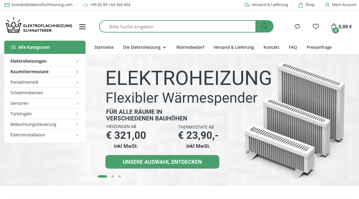 Elektroflachheizung Screenshot