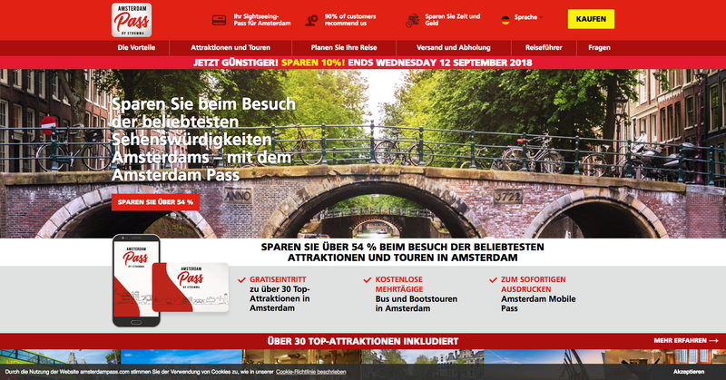 Amsterdam Pass Screenshot