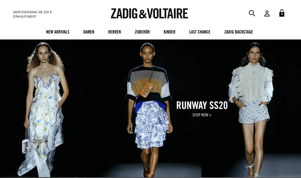 Zadig&Voltaire Screenshot