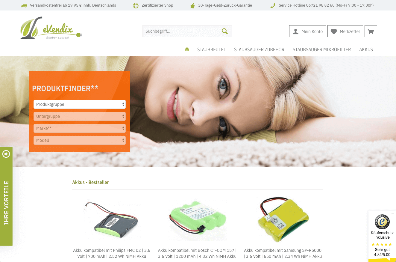 eVendix Screenshot
