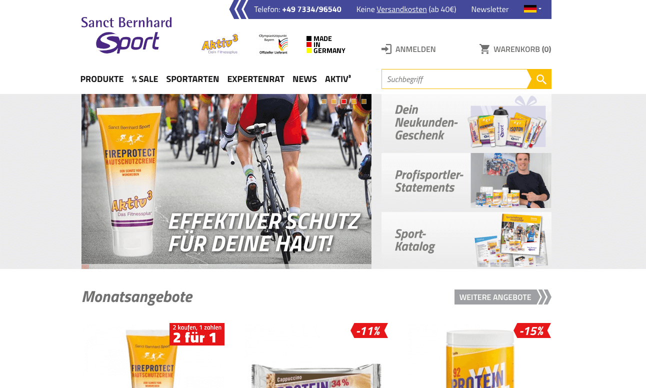 Sanct Bernhard Sport Screenshot
