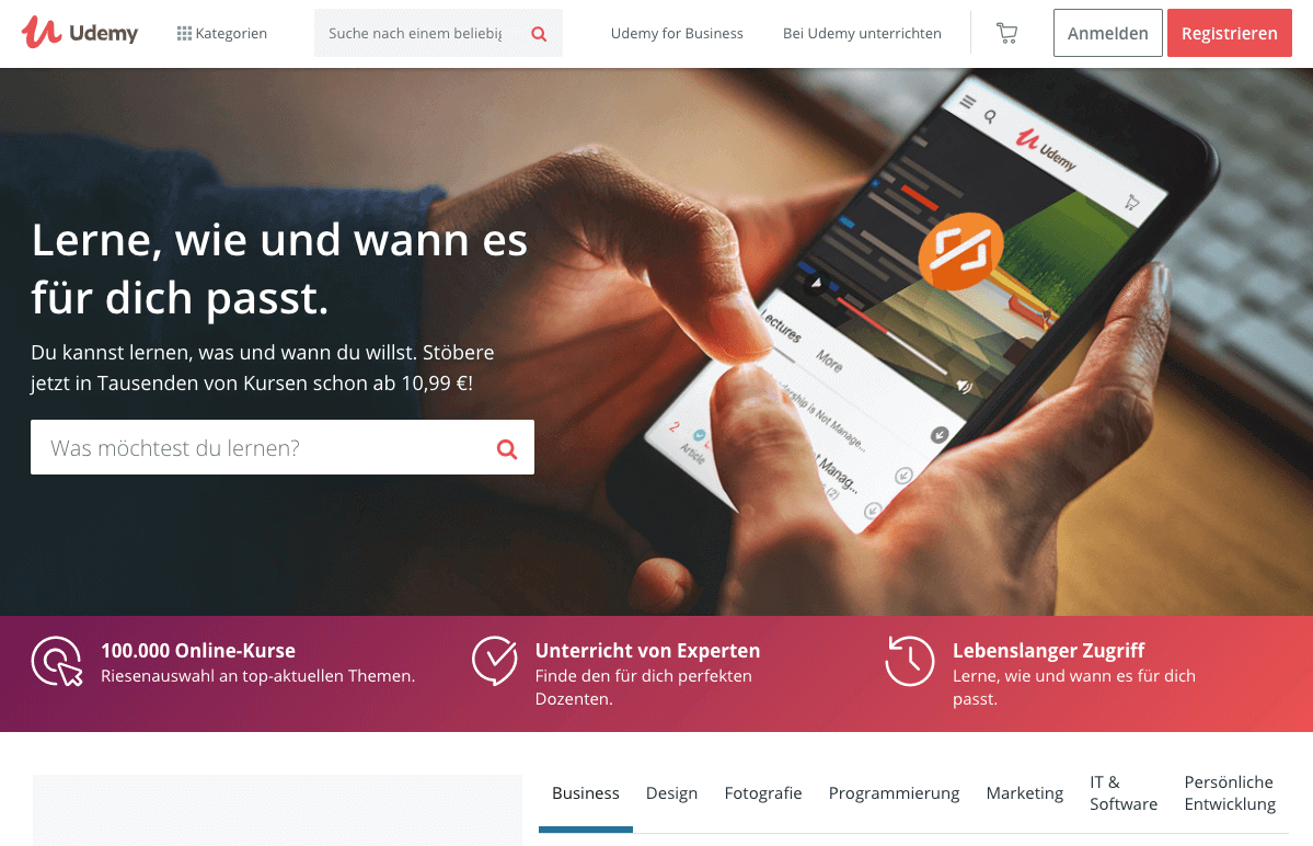 Udemy Screenshot