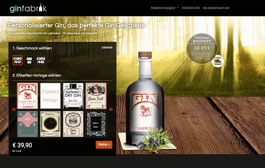 ginfabrik Screenshot