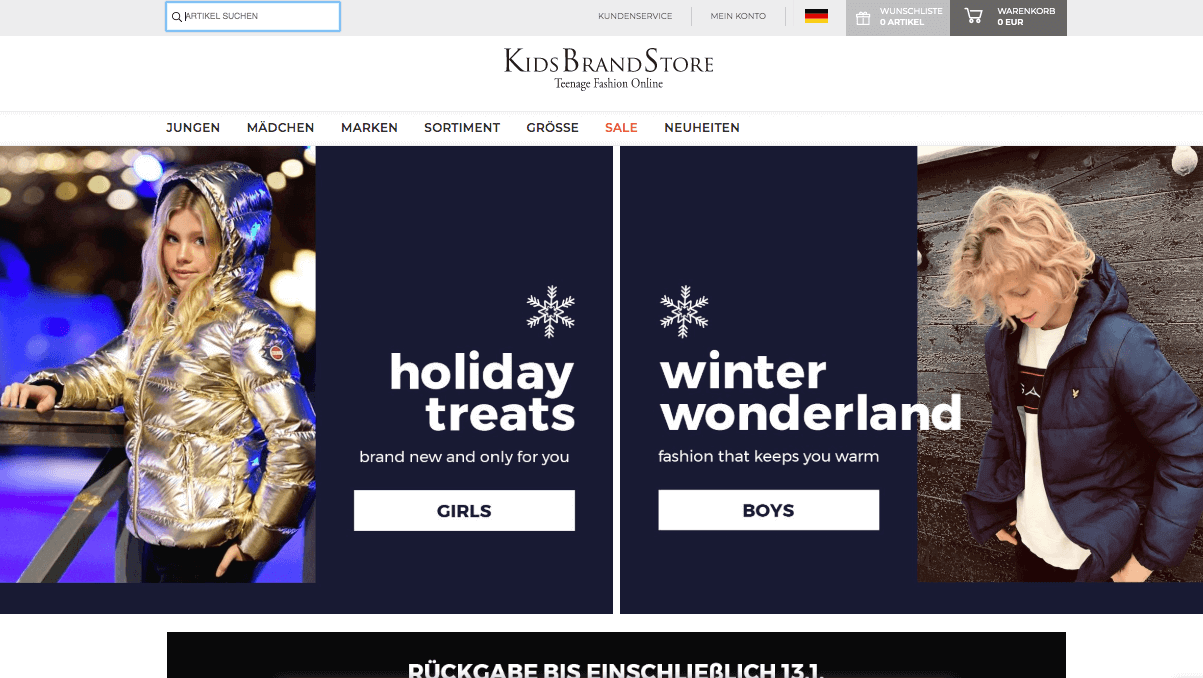 KidsBrandStore Screenshot