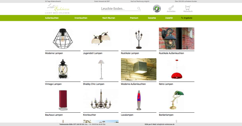 Licht-Erlebnisse Screenshot