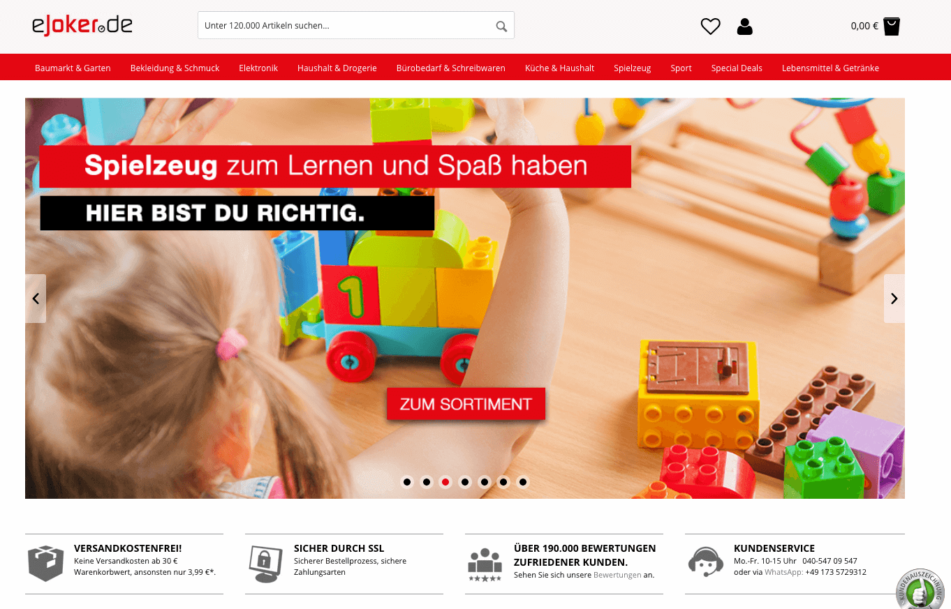 ejoker.de Screenshot